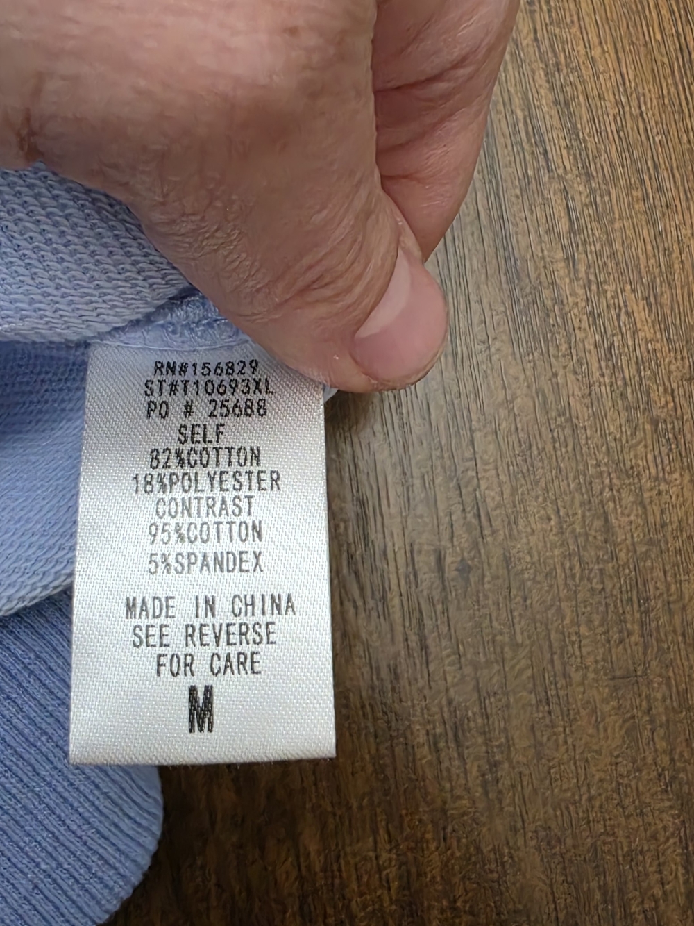 White Birch Light Blue Quarter-Zip Pullover - Picture 7 of 8